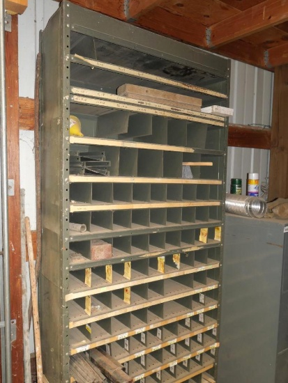 36x12x84" Metal Hardware Organizer