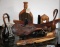 Collection of Handmade Indigenous New Zealand/Australian Wood Art