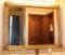 Gorgeous Large Gold-Framed Beveled Glass Mirror