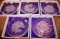 Five Pieces New Vivardi Crystal Art Engraving Plates New in Boxes