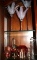 Three Turkish Art Glass Flower 