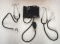 Two Medical Doctor's Stethoscopes and Blood Pressure Cuff