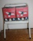 Two Boxes Far Point Flex Fold Motion Sensor Lights, Mixed Tools, and Foot Stool