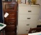 4-Drawer Horizontal Filing Cabinet and Wood 4-Drawer Standard Filing Cabinet from Ashley