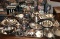 Extensive Collection of Silver-Plate Serving Ware