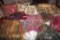 Ten Knit Scarves and Mixed Bags