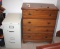 Traditional Wood Drawer Chest and Filing Cabinet