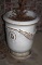 Pair of Large White Ceramic Planters
