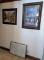 Framed Colorado Art and Leadville Topographic Map