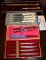 Carvell Hall Carving Set, Gerber Dinner Knife Set, Henley and Co. Set, and Stag Handle Knives