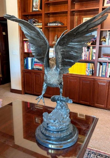 The Eagle Bronze Sculpture by Moigniez