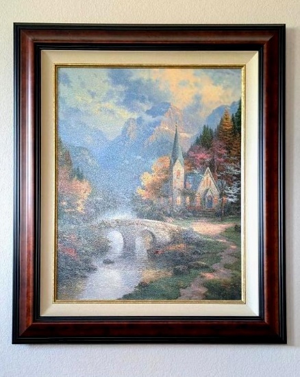 Thomas Kinkade "Mountain Chapel"