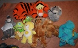 Classic Fun-Shine Care Bear, Large Tigger, and Other Stuffies