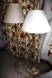 Pair of Beautiful Brass Floor Lamps