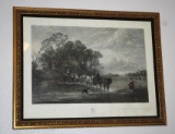 Gold Framed Historic Art Print 