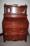 Solid Cherry Wood Secretary from Davis Cabinet Co.