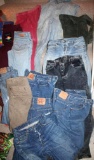 Mixed Vintage Denim and Corduroys