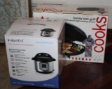 Instant Pot and George Foreman Cooks Family Size Electric Grill