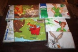 New in Packaging Kids' Cartoon Sheets and Pillowcases