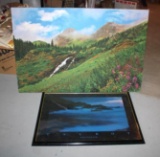 Large Alpine Landscape Photo on Canvas and Framed Poster