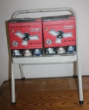 Two Boxes Far Point Flex Fold Motion Sensor Lights, Mixed Tools, and Foot Stool