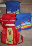 Trafalgar Travel Bags with Folding Wallets and Bowling Ball Bag-Style Purse