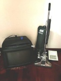 Royal Classic Vacuum Cleaner and Panasonic VHS Analog TV