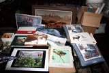 Rocky Mountain Big Game Gold and Copper Etched Print Sets, Holographic Art, Maps, Coasters, and More