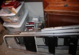Two Folding Step Ladders and Painting Tools