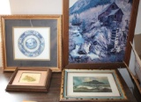 Four Framed Prints