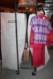 Garment Rack and Contents