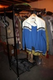 Garment Rack and Contents Mostly Outerwear