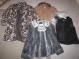 Mixed Ladies' Fur and Faux Fur Jackets and Vest