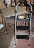 Gorilla Step Ladder and Folding Card Table