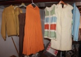 Colorful Pastel Suede Patchwork and Crochet Tank Top and More Vintage Clothing Items