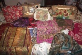 Ten Knit Scarves and Mixed Bags