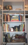 Holiday, Home Decorating, Books and Other Contents of Shelf