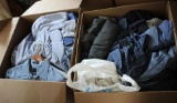 Two Large Boxes Unsearched Men's Clothing