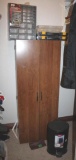 Storage Cabinet Full of Sewing and Crafting Supplies and Storage Solutions