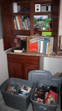 Mixed Media Collection with Books, Bibles, VHS, DVDs and More