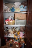 Stuffed Toys, Holiday Decor, and All Contents of Closet