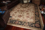Pair of Matching Large Neutral Color Area Rugs by Ankara