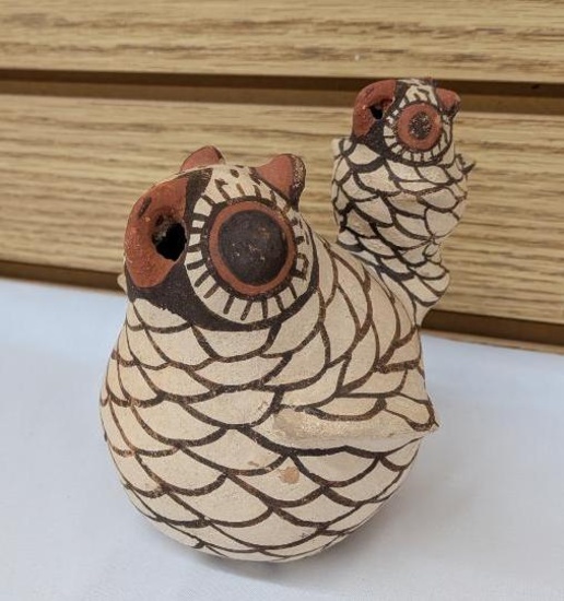 Zuni Polychrome Owl Figure