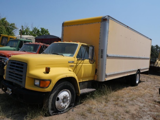 1990's Ford F Series Box Truck