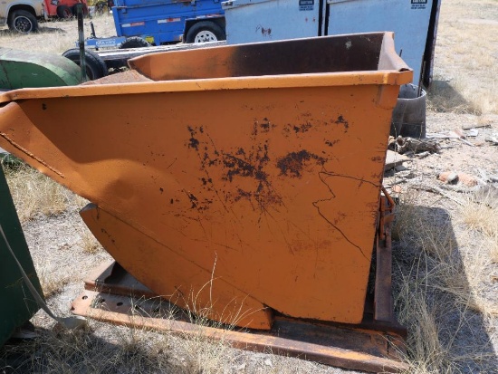 58x70x43" Orange Steel Container