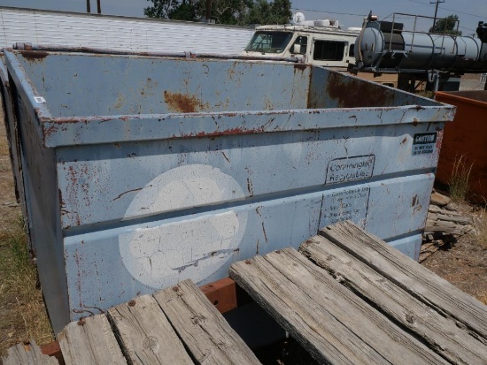 Steel Dumpster with Lid (6'x42"x53")