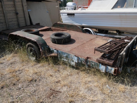 Metal Two Axle Trailer