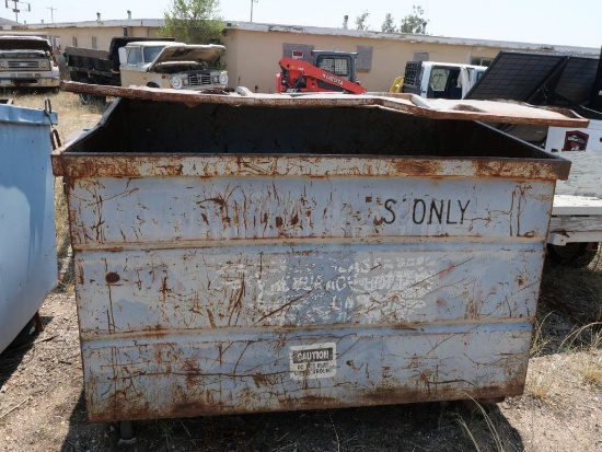 Steel Dumpster with Lid (6'x42"x53")