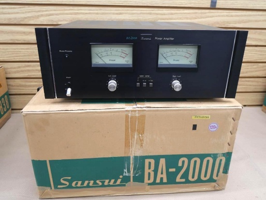 Sansui BA-2000 Power Amplifier with Box