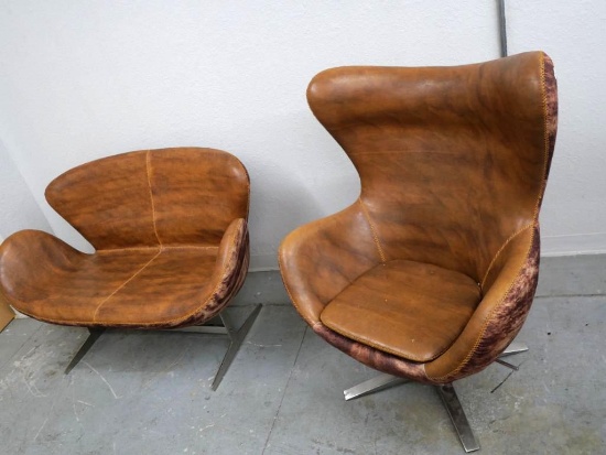 Cow Chair & Loveseat